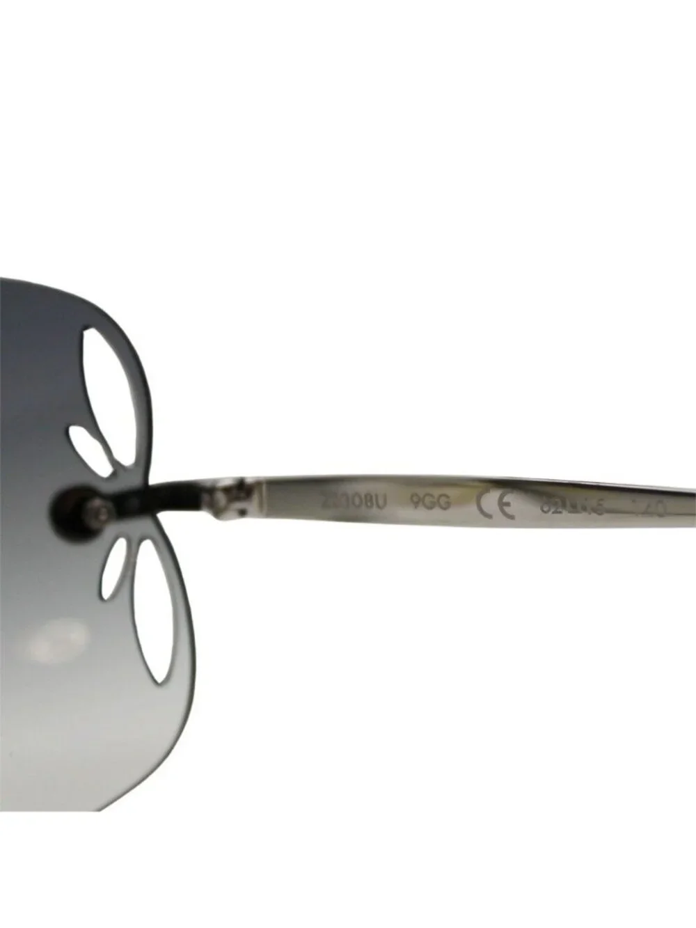 Louis Vuitton Sunglasses Metal Acetate Lily Teardrop Gray Adults Eyewear